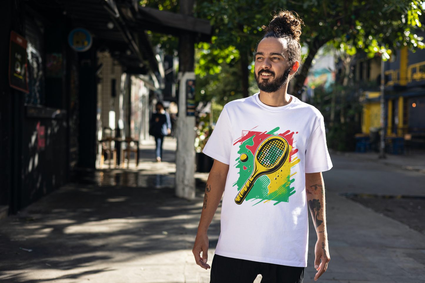 Unisex t-shirt Let's go Tennis