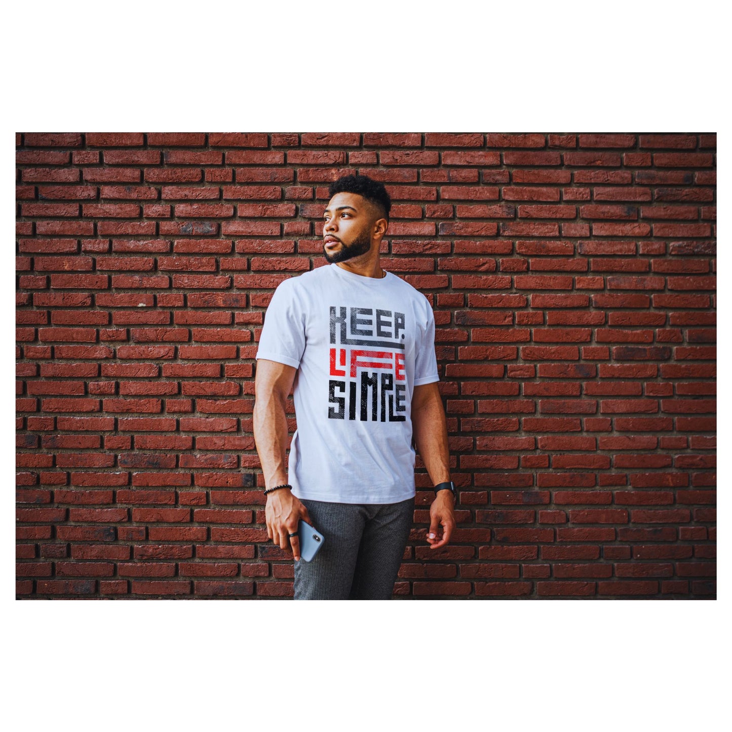 Unisex t-shirt Keep Life Simple