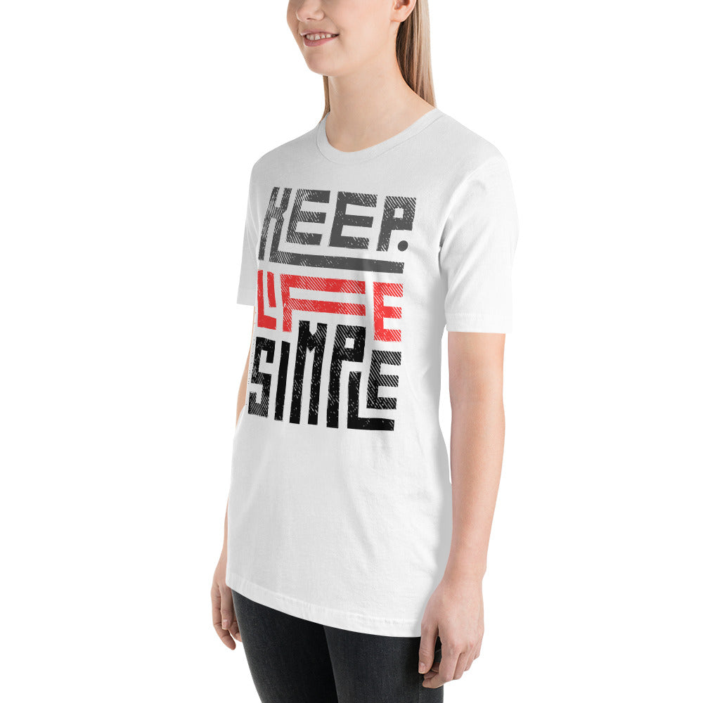 Unisex t-shirt Keep Life Simple